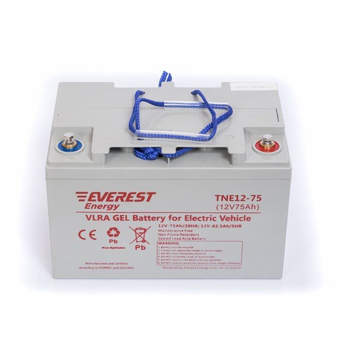 Everest Energy TNE-12-75 / 6-EVF-60 аккумулятор фото 3